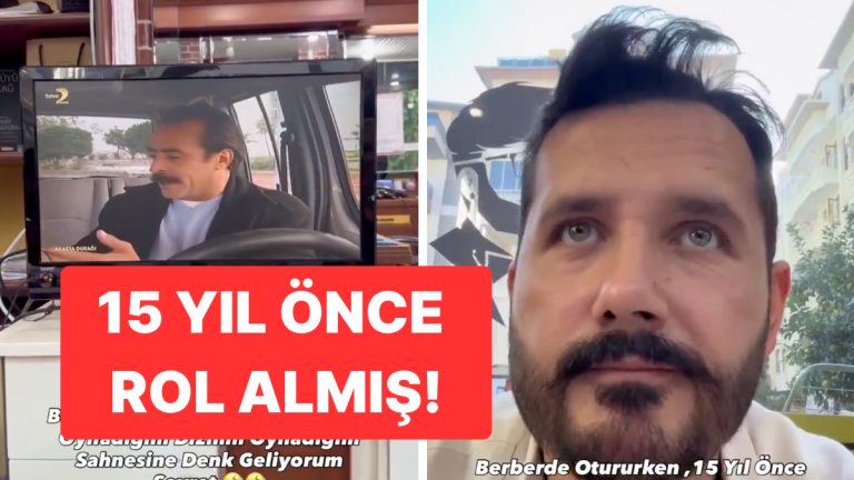 15 Yıl Önce Akasya Durağı’nda Figüranlık Yapan Adam O Sahneye Berberde Denk Geldi