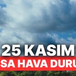 25 Kasım Salı Bursa Hava Durumu: Bursa’da Hava Durumu Bugün Nasıl?