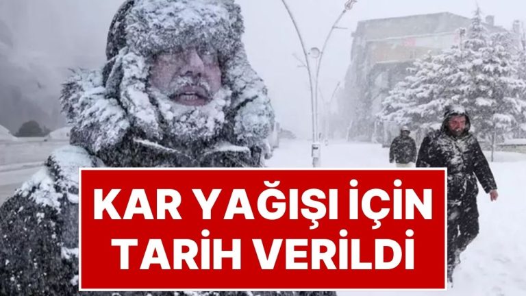 26 Kasım Çarşamba İstanbul Hava Durumu: İstanbul’a Kar Ne Vakit Yağacak! Kar Yağışı İçin Tarih Geldi