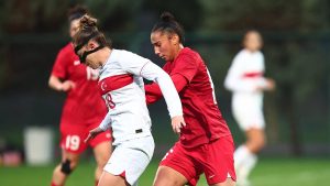 A Ulusal Bayan Futbol Ekibi, 23 Yaş Altı Ulusal Ekibi’ni yendi