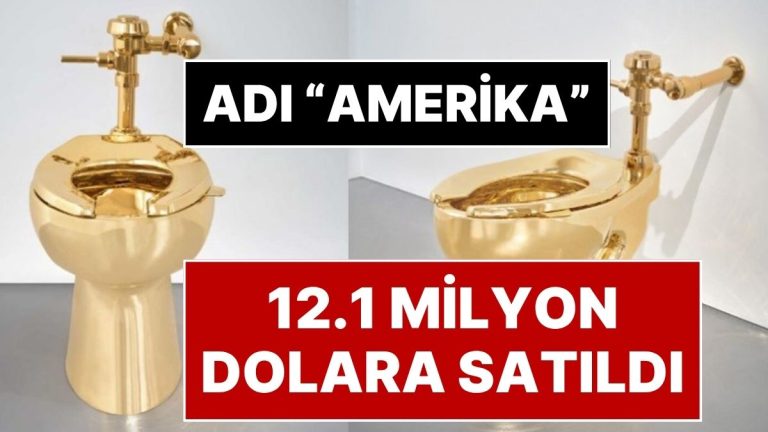 Açık Artırmayla Satılan Tuvalet! 18 Ayar Altın Tuvalet 12.1 Milyon Dolara Satıldı