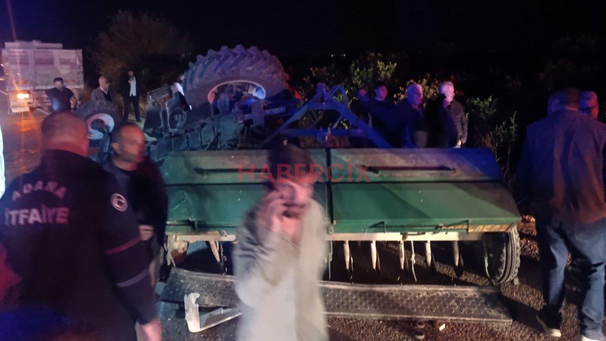 Adana’da 3 araç birbirine girdi