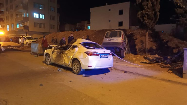 Adıyaman’da aşırı hız, kazaya neden oldu: 2 yaralı