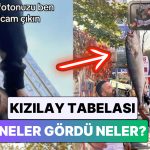 Akımın Sonu Gelmiyor: Kızılay Tabelası Önünde Yaşanan Birbirinden Garip Anlar