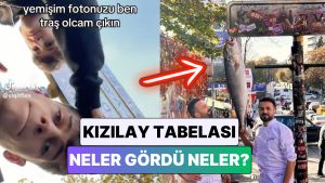 Akımın Sonu Gelmiyor: Kızılay Tabelası Önünde Yaşanan Birbirinden Garip Anlar