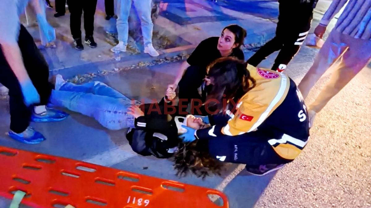 Aksaray’da kamyonetin çarptığı bayan kendi acısını unutup annesini düşündü