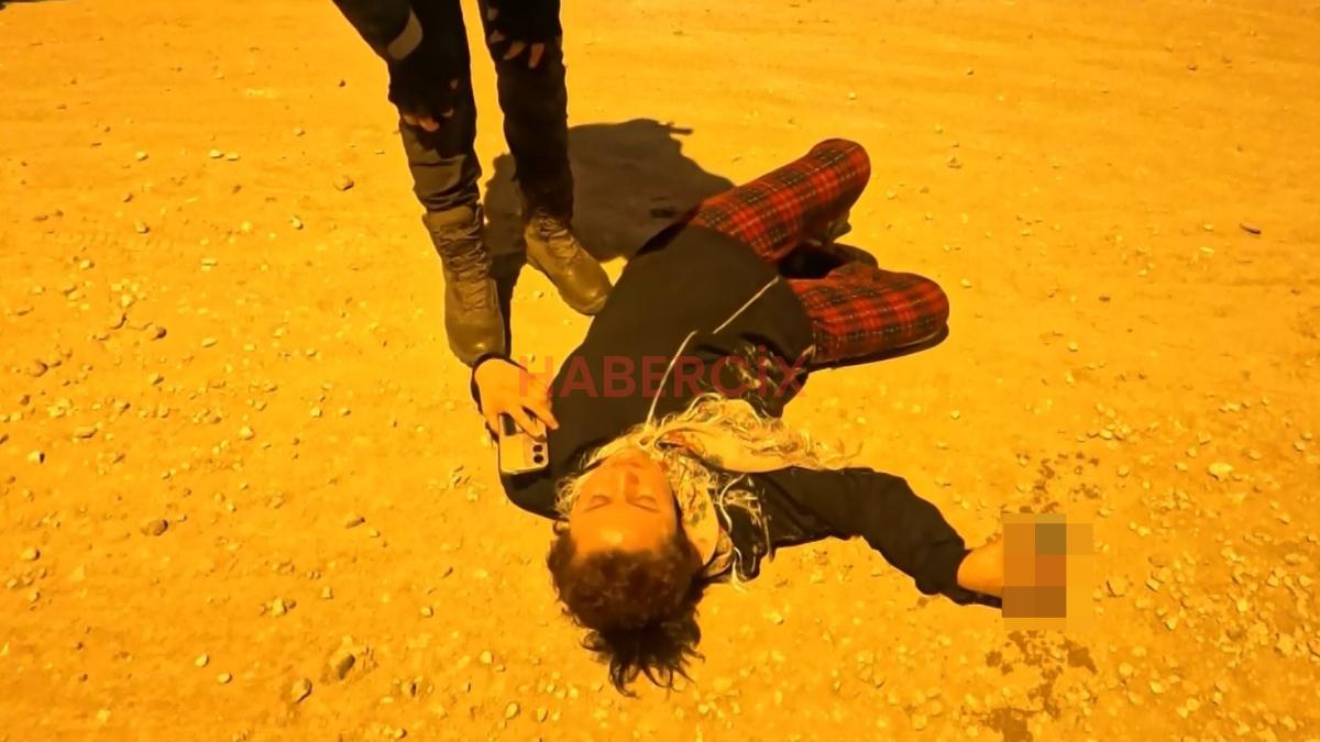 Aksaray’da yerde hareketsiz yatan bayan bekçilere ecel terleri döktürdü