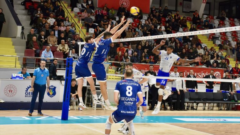 Alanya Belediyespor, Gebze Belediyespor’u rahat yendi