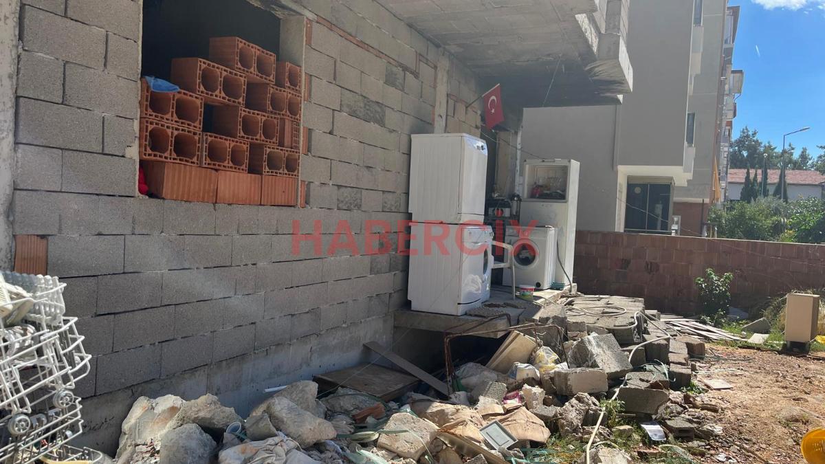 Antalya’da inşaatın bitmesini beklemeden yerleştiler