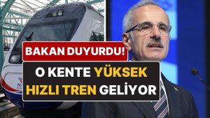 Bakan Uraloğlu Duyurdu: Bursa’ya 2026 Yılında Yüksek Süratli Tren Geliyor