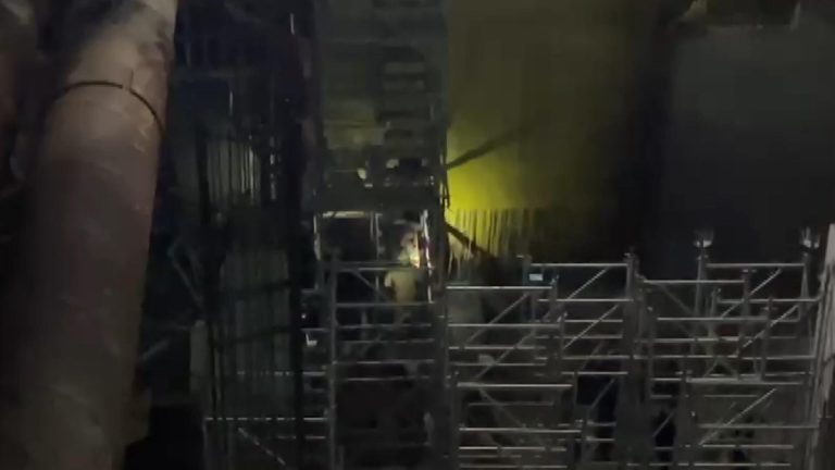 Beşiktaş’ta metro inşaatında göçük