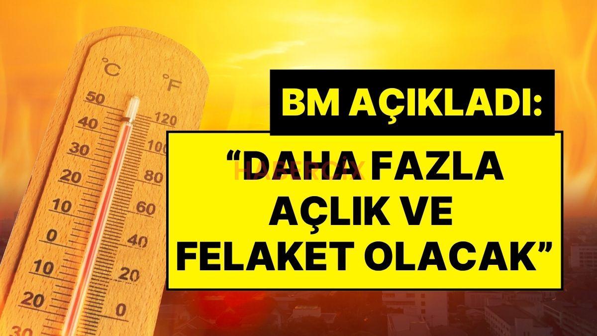 Birleşmiş Milletler’den Sıcaklık Uyarısı: “2030 Yılında Daha Fazla Açıklık ve Felaket Olacak”