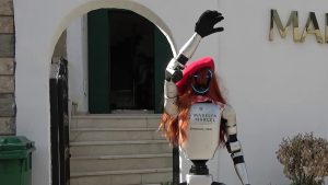 Bursa’da bir hoşluk merkezi emekçi olarak Çin’den robot getirtti