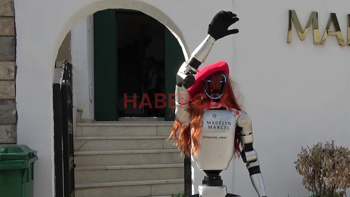 Bursa’da bir hoşluk merkezi emekçi olarak Çin’den robot getirtti