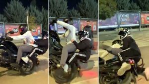 Bursa’da motosikletle “şov” yapmaya çalışan gence 51 bin TL ceza
