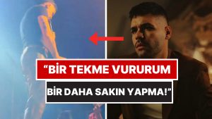 Buyruk Can İğrek Konserde Paçasını Çeken İzleyiciye Sert Reaksiyon Gösterdi