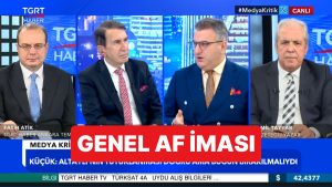 Cem Küçük’ten Genel Af İması: Bir Şey Olacaksa Herkesi Kapsayacak Şekilde Olmalıdır