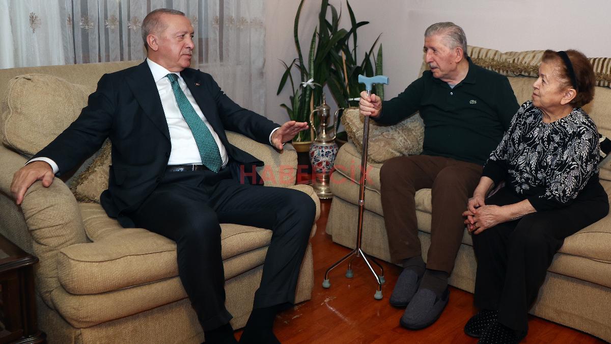 Cumhurbaşkanı Erdoğan’dan Köksal Toptan’a ziyaret