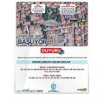 Cumhuriyet Parkı otobüs durağının yeri değiştirildi