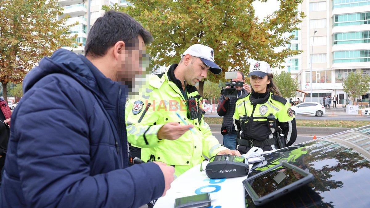 Diyarbakır’da kırmızı ışık ihlali drone ile tespit edildi: Kamera şakası sandım