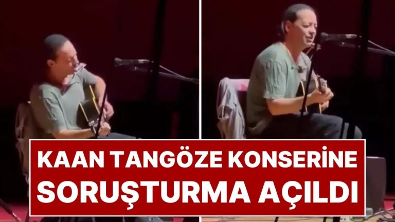 Duman Kümesi Solisti Kaan Tangöze’nin Kahramanmaraş Sütçü İmam Üniversitesi’ndeki Konserine Soruşturma Açıldı
