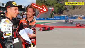 Dünya Şampiyonası’nda Toprak Razgatlıoğlu’nu Düşüren  Bulega, MotoGP Birinci Sprint Yarışında Düşerek Elendi