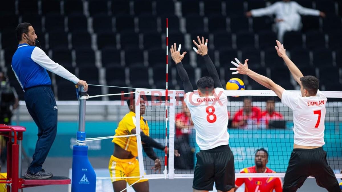 Erkek Milli Voleybol Takımı, Çad’a set vermedi