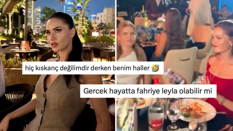 Fahriye Evcen’in Katıldığı Etkinlikte Telefonundan Kocası Burak Özçivit’i Gösterdiği İddiası X’te Dile Düştü