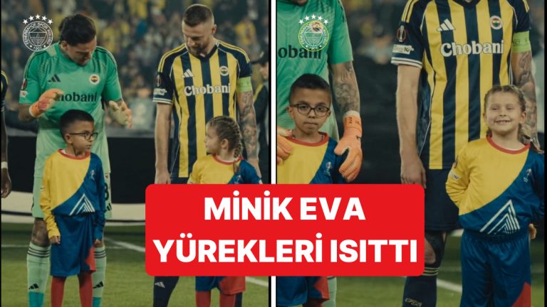 Fenerbahçe Maçında Seremoniye Çıkan Eva’nın Ederson’la Yaşadığı An Yürekleri Isıttı