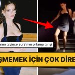 Galada Topuklu Krizi: Leyla Tanlar’ın Stiletto Ayakkabılarıyla Denge Mücadelesi Olay Oldu!