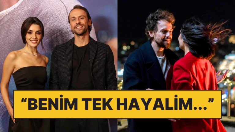 Hande Erçel, İki Dünya Bir Dilek Filminin Başrolü Metin Akdülger’le İlgili İtirafta Bulundu
