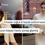 Hande Erçel’in İki Dünya Bir Dilek Filminin Moskova’daki Galasında Giydiği Elbise Tartışma Yarattı!