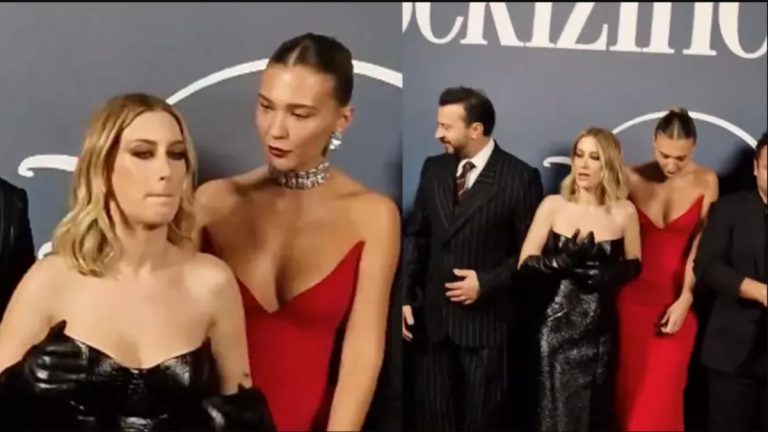 Hazal Kaya ve Melisa Döngel galada yer krizi yaşadı! O anlar toplumsal medyada gündem oldu