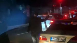 İstanbul’da düğün konvoyu yol kesti