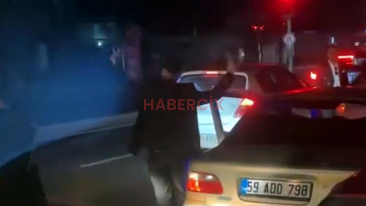 İstanbul’da düğün konvoyu yol kesti