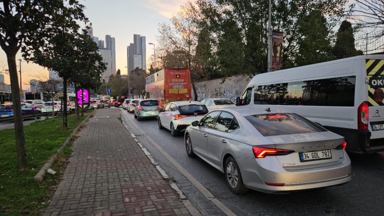 İstanbul’da trafik yoğunluğu