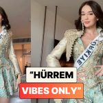 Kainat Güzellik Yarışması’nda Türkiye’yi Temsil Eden Ceren Arslan Hürrem Sultan İlhamlı Kostümünü Paylaştı