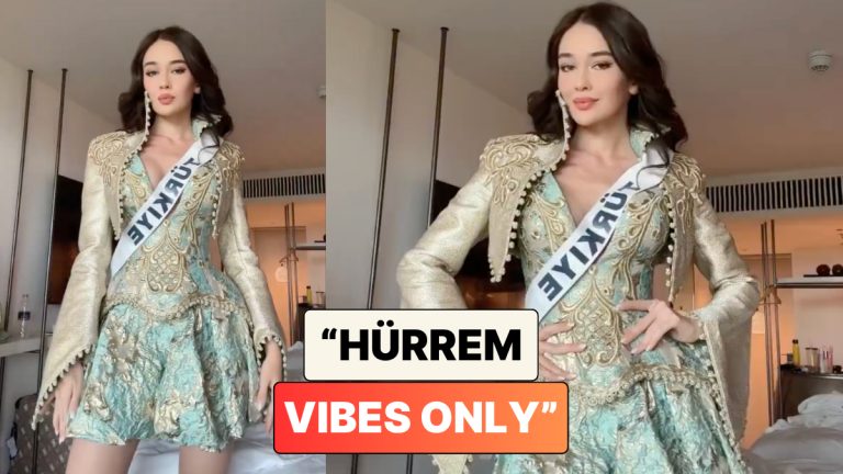 Kainat Güzellik Yarışması’nda Türkiye’yi Temsil Eden Ceren Arslan Hürrem Sultan İlhamlı Kostümünü Paylaştı