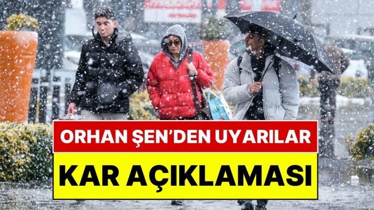 Kar Ne Zaman Yağacak? Meteoroloji Uzmanı Orhan Şen’den Kar Yağışı Açıklaması