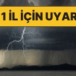 Kış Tesirini Göstermeye Başlıyor: Meteoroloji’den 11 Vilayet İçin Gök Gürültüsü ve Sağanak Yağış Uyarısı