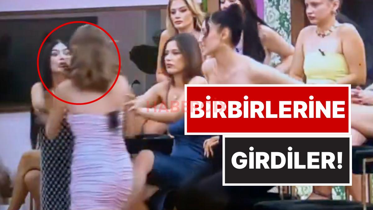 Kısmetse Olur’un Gelin Adayları Ayla ve Beliz Saç Saça Baş Başa Arbede Etti, Damat Adayları Sıkıntı Ayırdı!