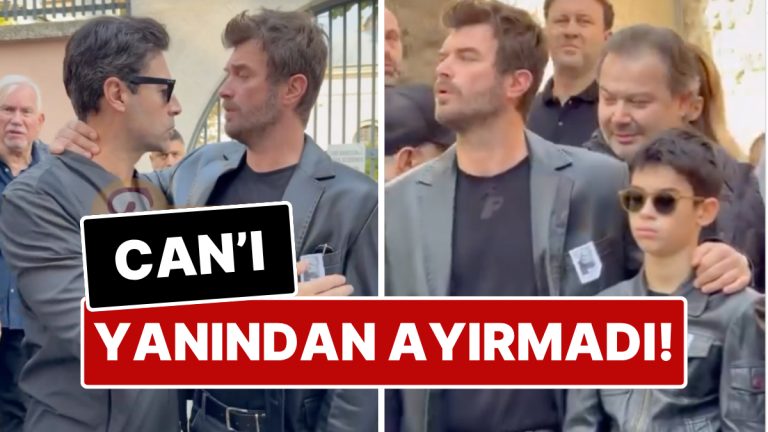 Kıvanç Kasabalı’nın Gözyaşlarına Boğulan Oğlu Can’ı Dedesinin Cenazesinde Amcası Kıvanç Tatlıtuğ Teselli Etti