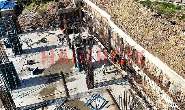 KOÜ Camii ve Otopark projesinde ilerleme yüzde 40