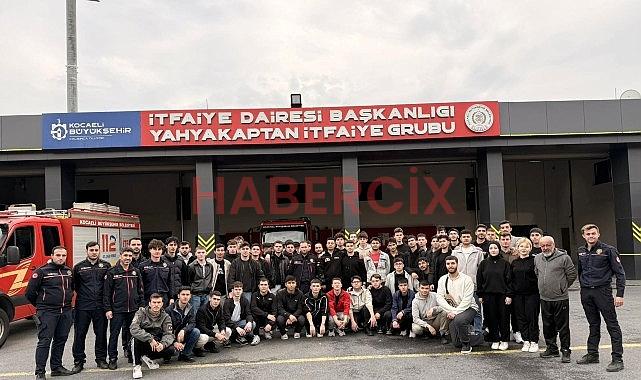 KOÜ öğrencilerine itfaiye teşkilatı tanıtıldı