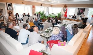 Kuzdere halkından Başkan Topaloğlu’na teşekkür ziyareti