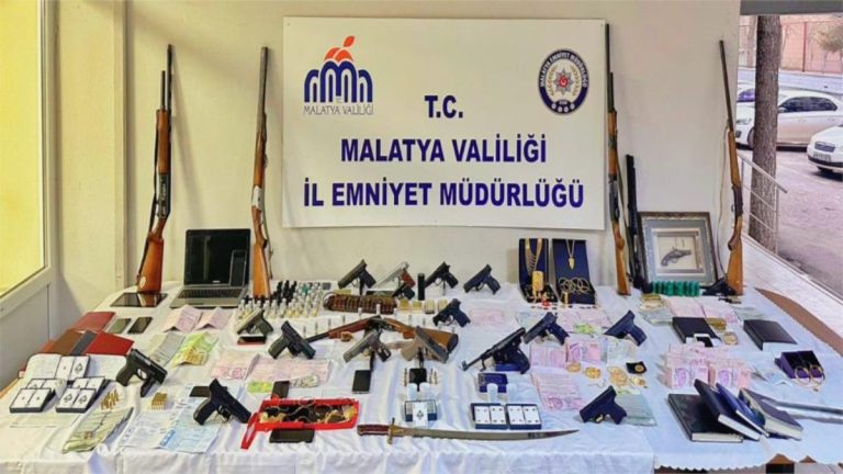 Malatya’da tefecilik ve kumar operasyonu: 36 gözaltı