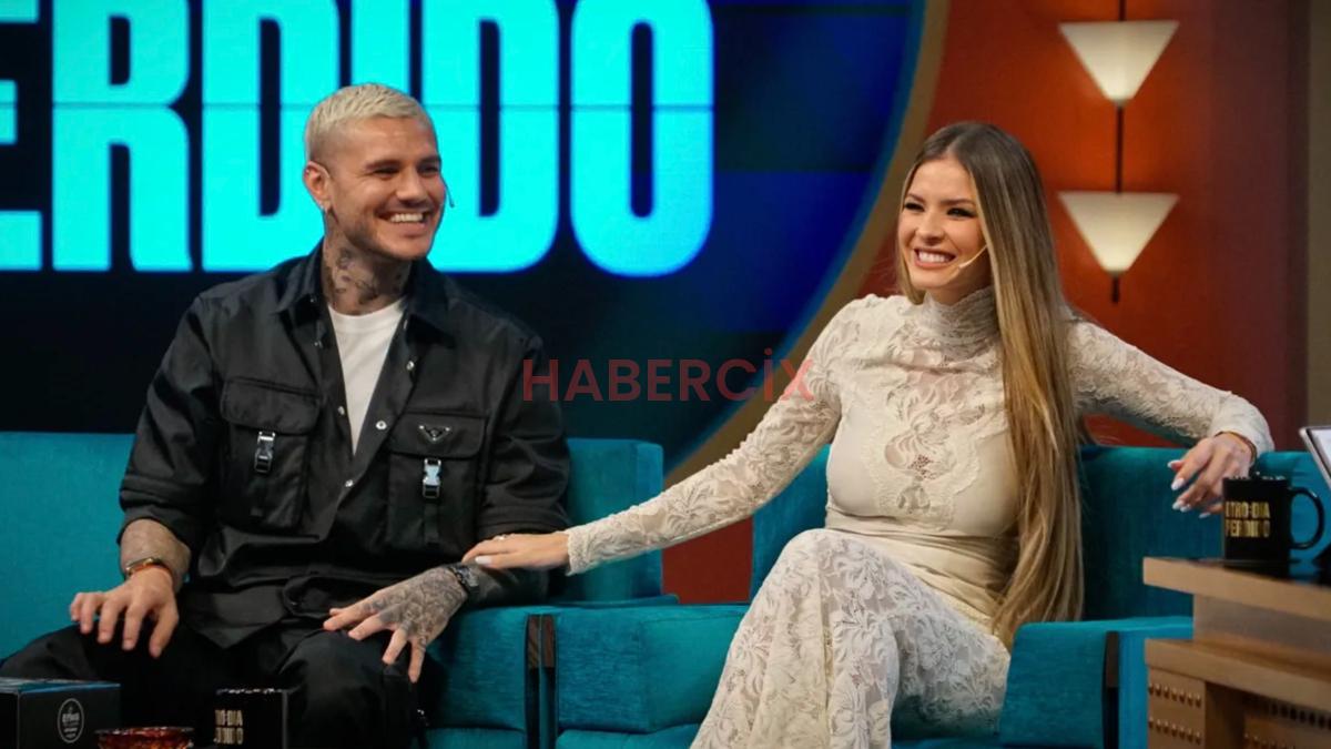 Mario Icardi, sunucuya Galatasaray forması armağan etti