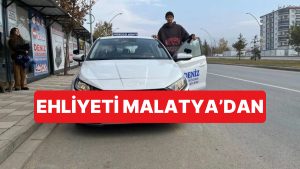 Melissa Vargas Ehliyetini “Memleketi” Malatya’da Girdiği Sınavla Aldı