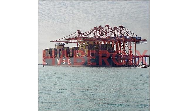 Mersin Uluslararası Limanı, Dünyanın En Büyük Konteyner Gemisi MSC Irina’yı Ağırladı