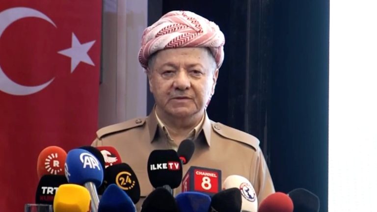 Mesud Barzani: Sayın Cumhurbaşkanı Erdoğan’a, teşekkürü borç biliyorum
